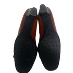 Tod's Tod’s Brown Leather Fringe Loafer Pumps Photo 9