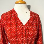 41Hawthorn Red White Navy Blue Cristen Shirt Dress Size XS Photo 5