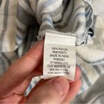 Blue Island Tie Front Dress Tunic Size Medium Cream Blue Photo 6