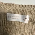 LC Lauren Conrad Tan and White Striped Knit Vest or Tank Top Photo 8