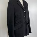 Lauren Ralph Lauren Ponte Knit Blazer Black Dark Romantic Preppy Soft Size 8 Photo 1
