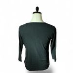 Creative Apparel Concepts Floral Graphic Black 3/4 Sleeve Grunge Top Size M Photo 1