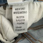 AGOLDE Skinny Super Distressed Light Wash Blue Denim Stretch Jeans Size 23 Photo 8