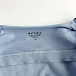 Athleta [] Cottage Blue Cinch Longline Bra Yoga Barre Powervita Workout Size 1X Photo 7