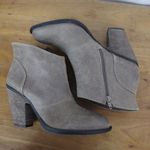 Jessica Simpson Rough Suede Leather Zip Up Ankle Boots Size 10M Photo 1