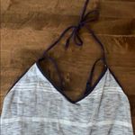 Roxy white and blue stripe cotton romper Photo 5