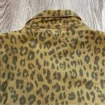 frame denim Frame cheetah print cargo jacket size small Photo 9
