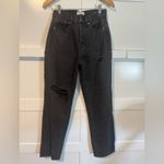 Pistola  Cassie high rise straight leg Distressed Black Women's Jeans. Size 26 Photo 1