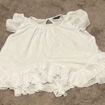 Chic Me White Textured Blouse SIZE L Size L Photo 0