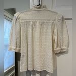 Sézane Petite Mendigote Bertha lace top Photo 4