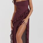 House Of CB Ariella Dress in color Mulberry Photo 1