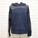 Lorna Jane EUC  Movement mesh hoodie blue size medium Photo 2