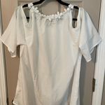 Miss Look  cold shoulder lace collar tunic. NWOT Photo 5