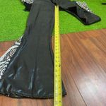 Vintage Y2K Disco Festival Retro Bell Bottoms Fringe Western Costume Set‎ Black Size undefined Photo 4