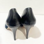 Madewell  Shoes‎ Womens Black Blue Suede Heels Cocktail Dress Work Pumps Size 9.5 Photo 3