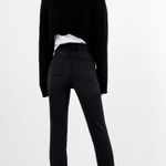 ZARA Faded Black Vintage Warm Skinny Jeggings Jeans Photo 2