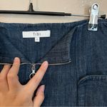 Tibi  Zip Front High Waist Corset Jeans 0 in Blue Photo 3