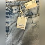 a.n.a Blue Jean Shorts Distressed Cut-Offs Photo 2
