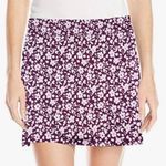 Tranquility by Colorado Clothing Floral Casual Mini Skort Purple Size XL Photo 4