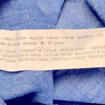 ZARA Ruffled Back Blue Chambray Romper Photo 9