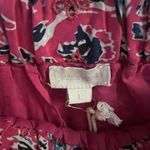 Jennifer & Grace Raspberry Print Skater Skirt Mini Length NEW Size Large Pink Photo 3