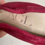 Attilio Giusti Leombruni Red Suede Horsebit Loafer‎ Flats 40.5 10.5 Photo 4