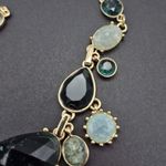 Loft NWT Shades of Blue Drop Dangle Beaded Statement Necklace 20" Collar Bib Photo 6