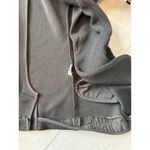 Skies Are Blue  Black Knit Open Front Blazer Jacket Cuffed Sleeves Women's Large Photo 11