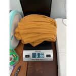 Hippie Rose  Mustard Yellow Ribbed V Neck Long Sleeve Cropped Sweater Top Size S Photo 4