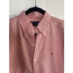 Ralph Lauren  Sport Womens 12 Pink Long Sleeve Cotton Dress Shirt Boyfriend Photo 5