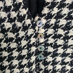 Anthropologie Maeve Sterling Houndstooth Drop Waist Tunic Dress W-617 Sz S Photo 7