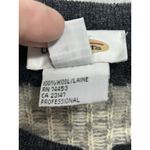 Talbots Vintage 100% Wool cardigan Sweater Medium Leaf Print Fall Hong Kong Photo 5