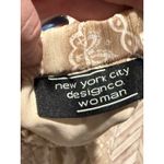 New York City Design Co pleated floral print midi skirt elastic waist women 1X Tan Photo 3