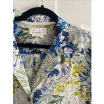 Anthropologie  Womens Small floral Boxy Button Up Short Sleeve Print Surf Shirt Photo 2