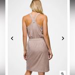 prAna Women’s Kamen Willow Sharkstooth midi tank dress Elastic waist NWT Large Photo 7