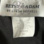 Betsy and Adam Elegant women's satin dress. The sides of the dress are decorated with lace and inserts.  brand. Size 14. $60. Photo 7