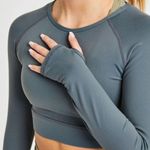 AYBL Core Long Sleeve Crop Top Size Small Photo 2