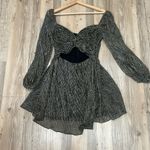 Bardot women's Carina Cutout Metallic Mini Dress size 6 Photo 5