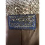 Pendleton Vintage  Virgin Wool Blazer & Skirt Suit Brown Womens Size 10/12? Photo 11