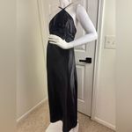Sincerely Jules Elegant Black Satin Gown Size Medium. #183 Photo 2