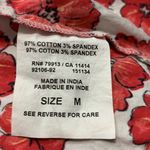 Motherhood Maternity Scoop Neck Red Floral Sundress Size Medium Photo 8