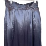 Vintage Halston Black Satin Pencil Skirt Size 8 Photo 1