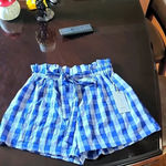 Joie  PLAID SHORTS Photo 0