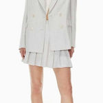 Wilfred Aritzia Margaux Blazer in Heather Cloud White Size 8 Photo 0