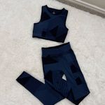 Sweaty Betty Interval Seamless 7/8 Leggings (XS) Sports tank M)Black and Navy Photo 1