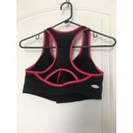 Maurice's In Motion Women's Zip Up Sports Bra Padded Size Large Black & Pink Photo 5
