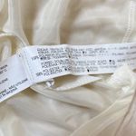 ZARA Collection Ecru 100% Linen Open Lace Back Dress Elastic Waist, Tie Back - S Photo 11