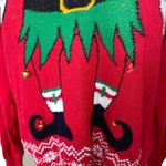 Well Worn Holiday Sweater Merry Elfin' Christmas Pullover Sweater with Bells XL Photo 58