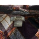 Natural Reflections Women’s  Button-down Flannel  Medium Maroon Photo 1