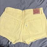 Levi's Levi’s Yellow Women's Denim Shorts Photo 2